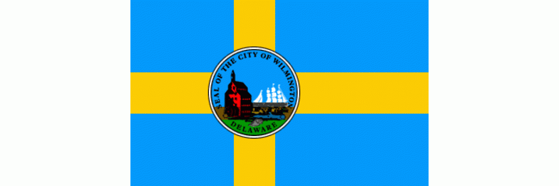 Wilmington Delaware City Flag ft SolarGuard Nyl-Glo Flag